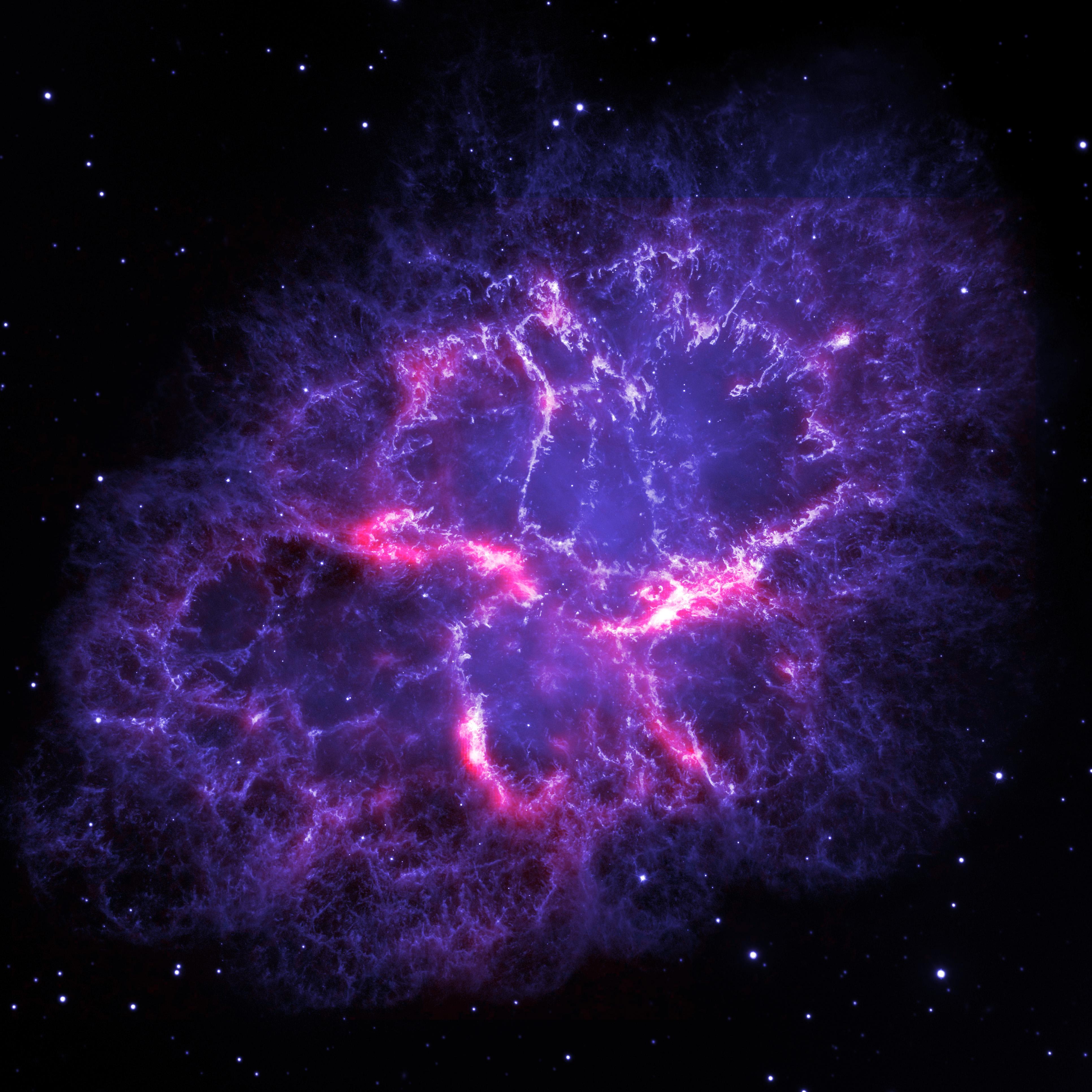 Space Image Crab Nebula As Seen By Herschel And Hubble