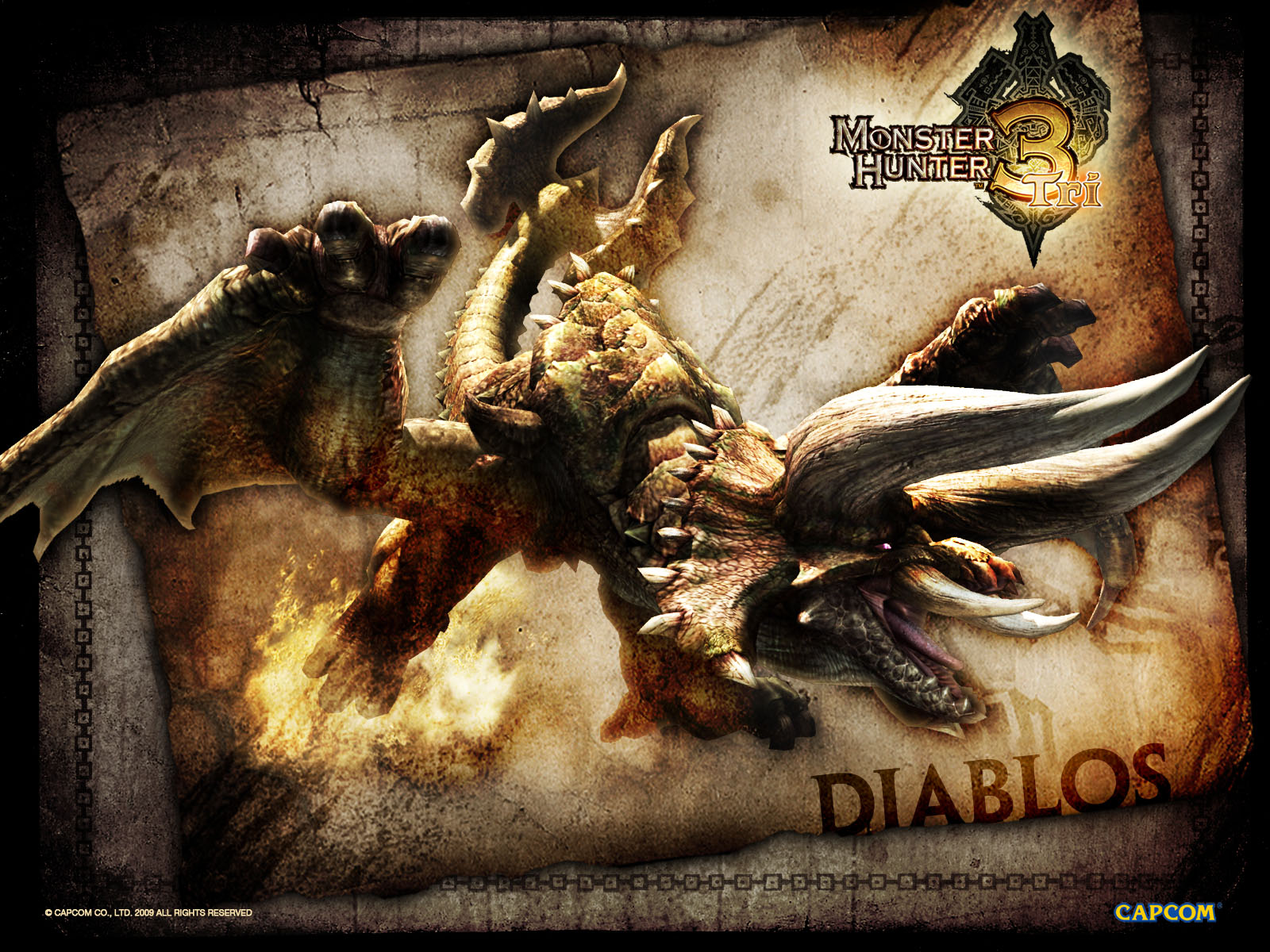 Image Monster Hunter Tri Wallpaper Diablos Jpg Database