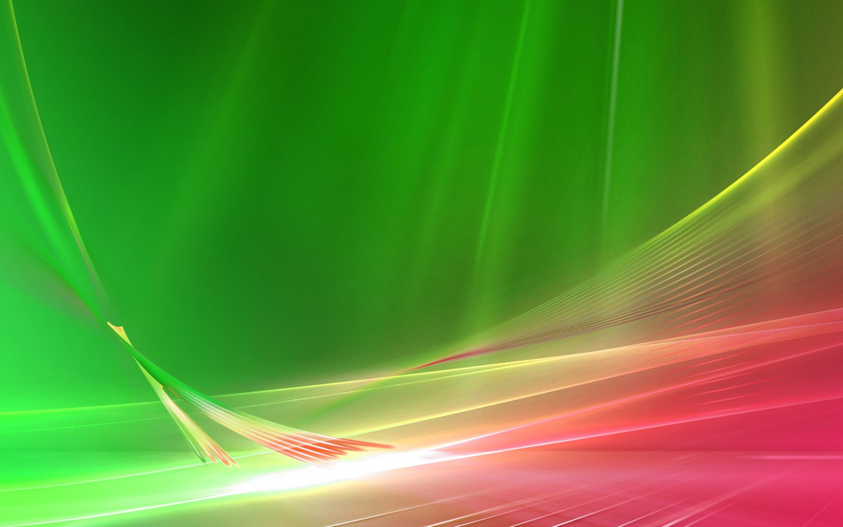Download Glowing pink and green curves wallpaper