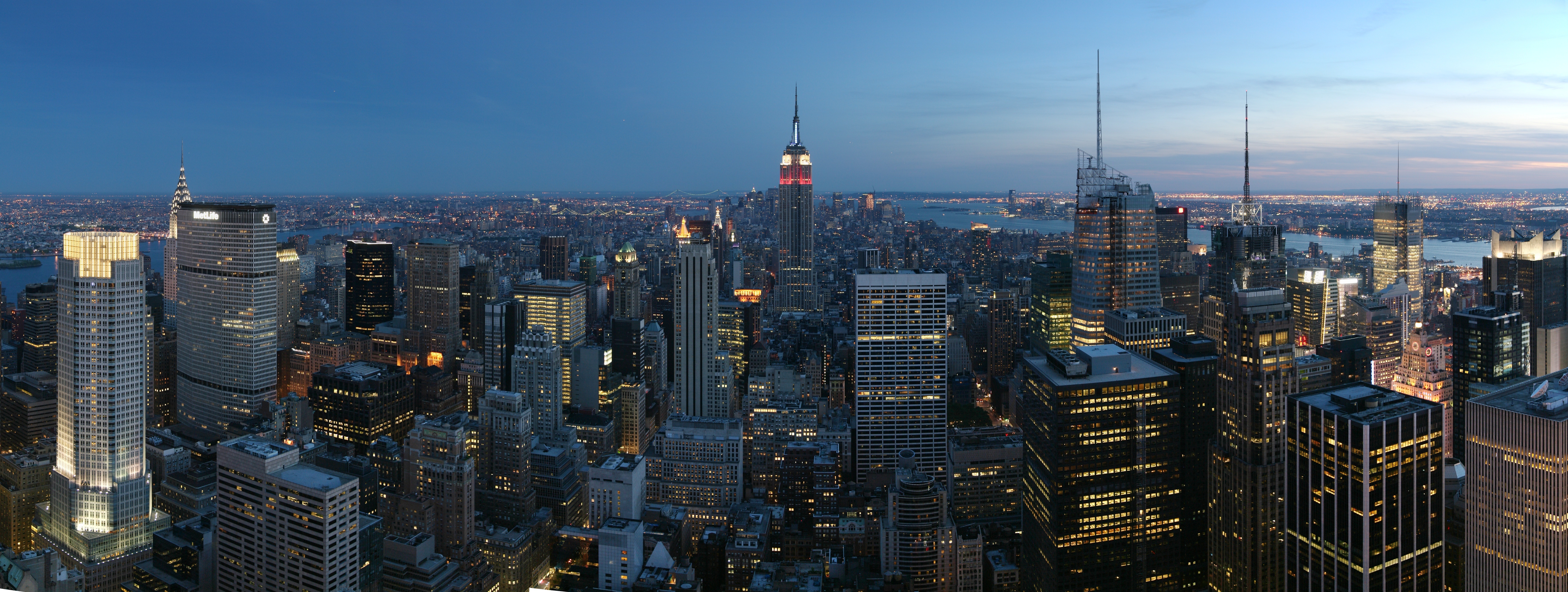 New York City Empire State Building Desktop Background