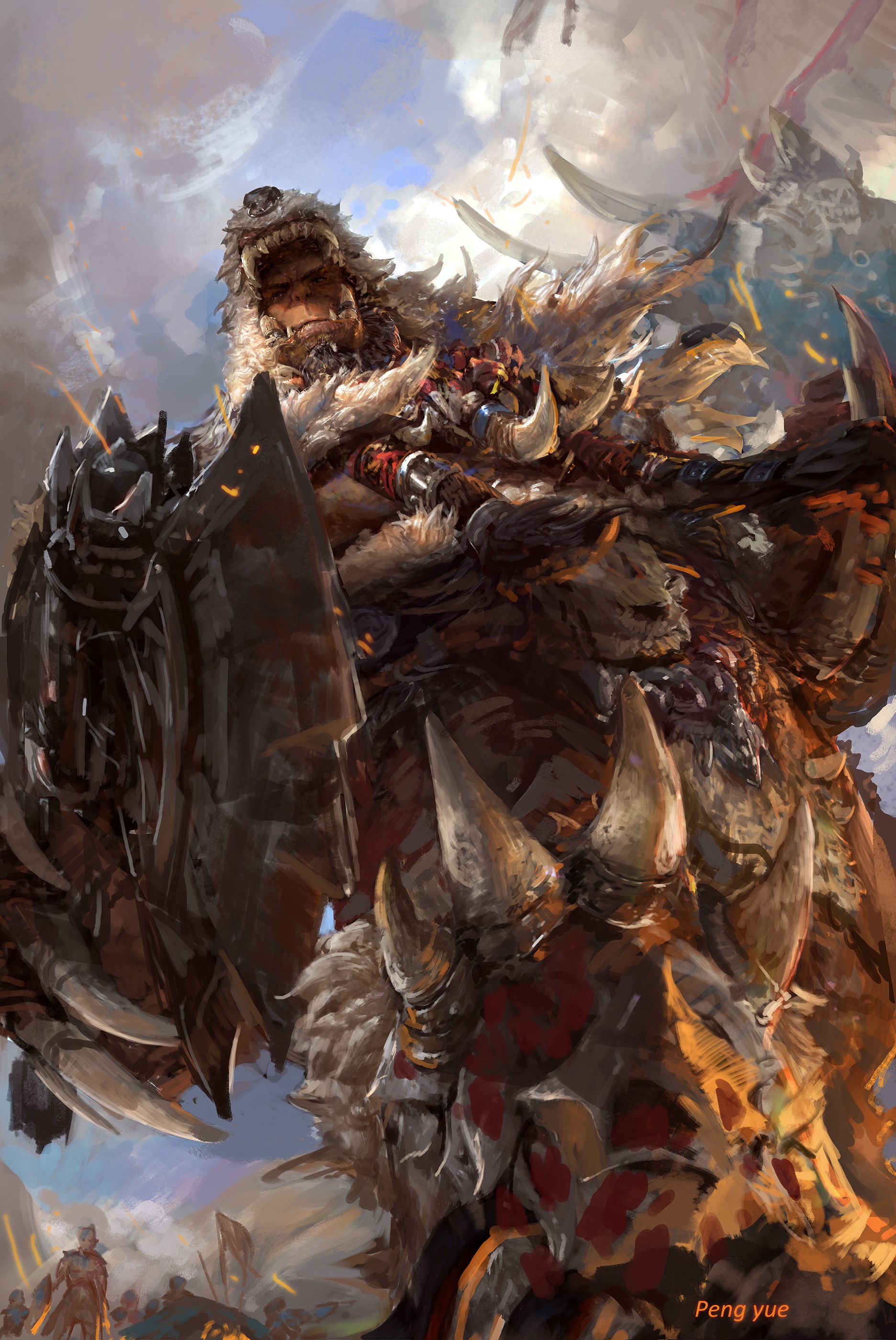 Artstation The Chief Of Frost Wolf Durotan
