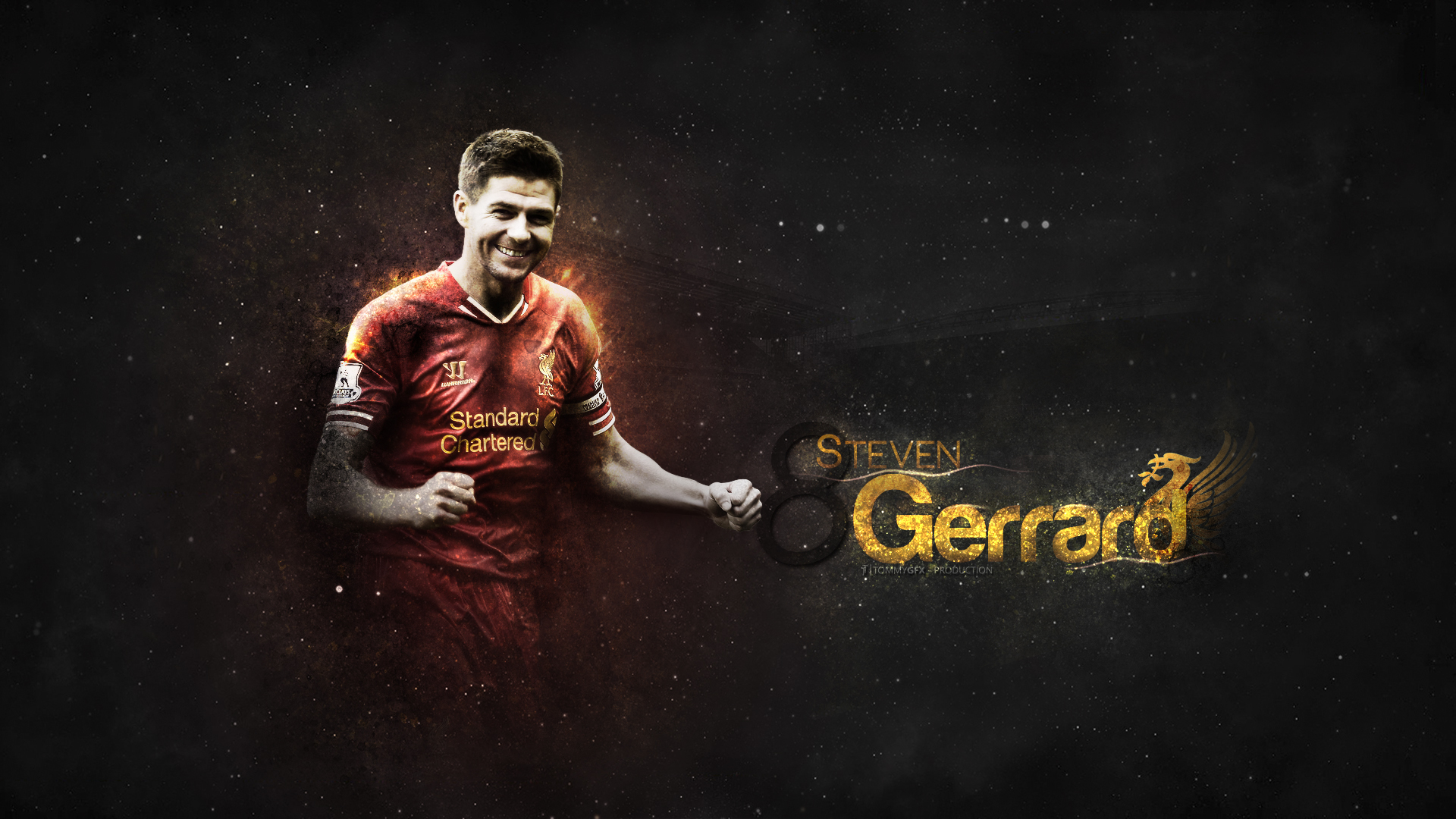 Steven Gerrard HD Football Wallpaper