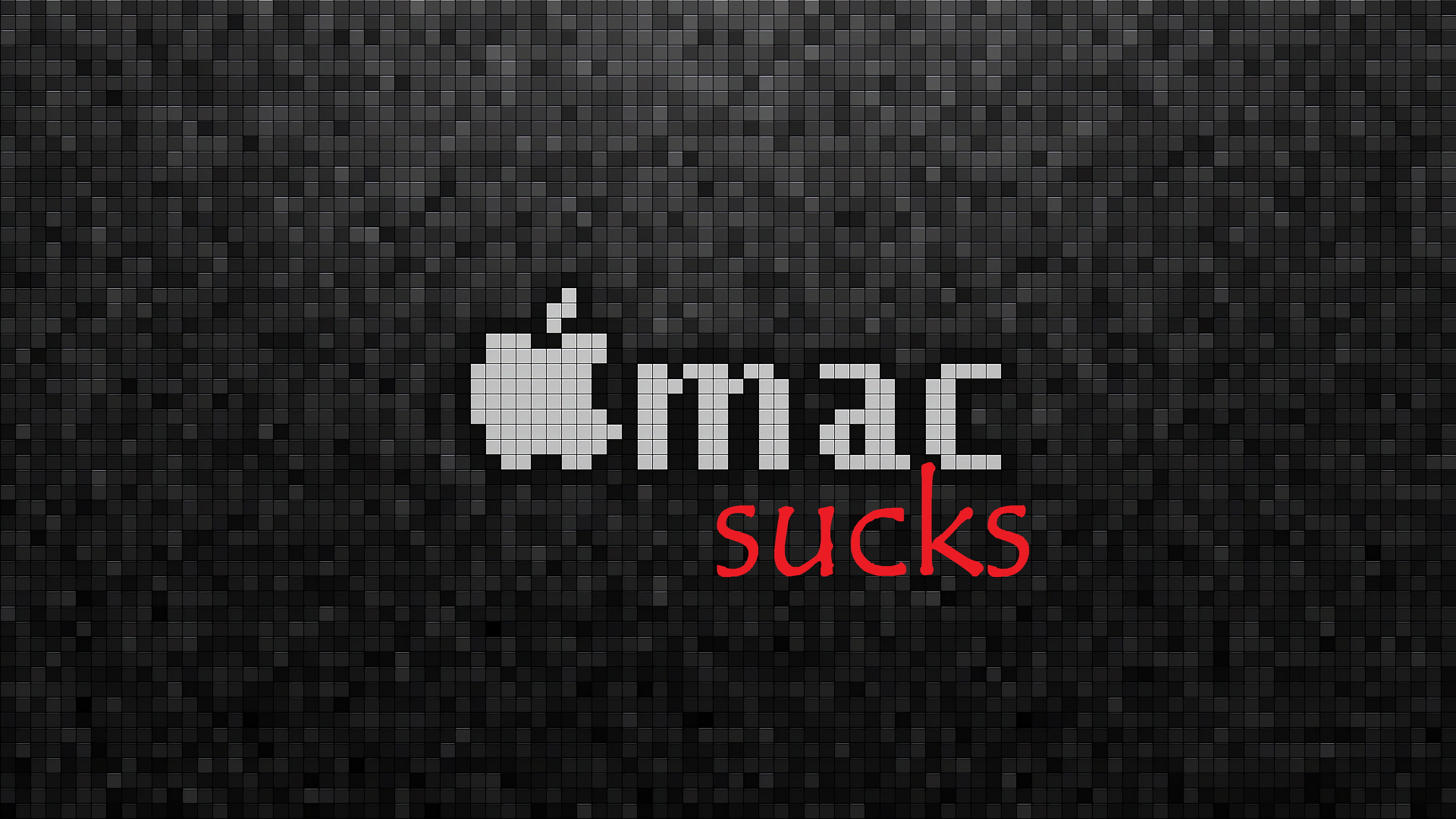 Mac Sucks Pixel Logo Background Product Reer