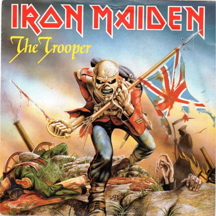 The Trooper Album Cover Iron Maiden