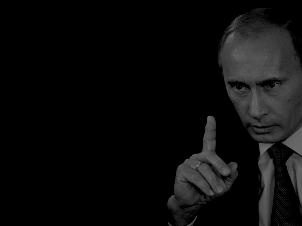 Grayscale Vladimir Putin Soviet President Badass Wallpaper