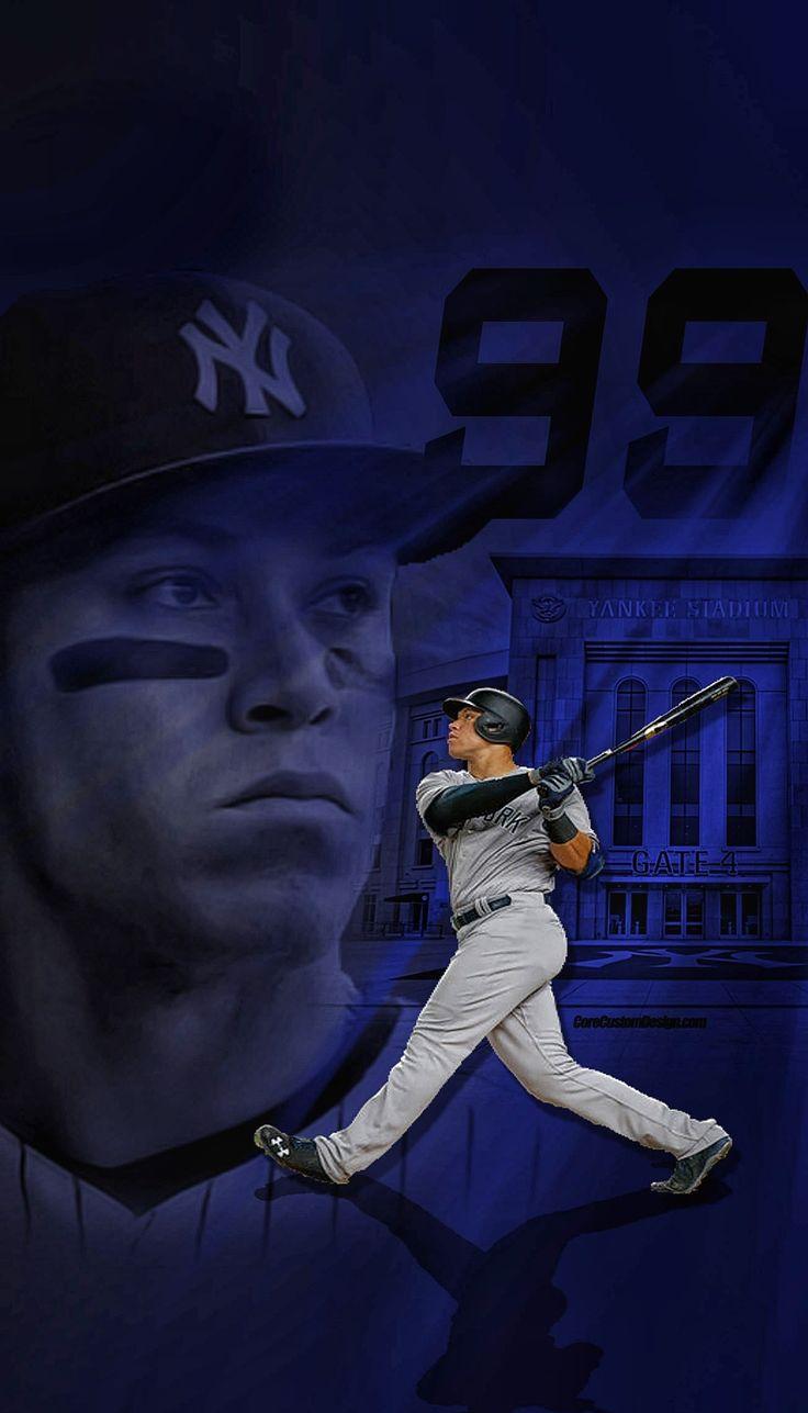 Aaron Judge Cellphone Wallpaper New York Yankees Baseball