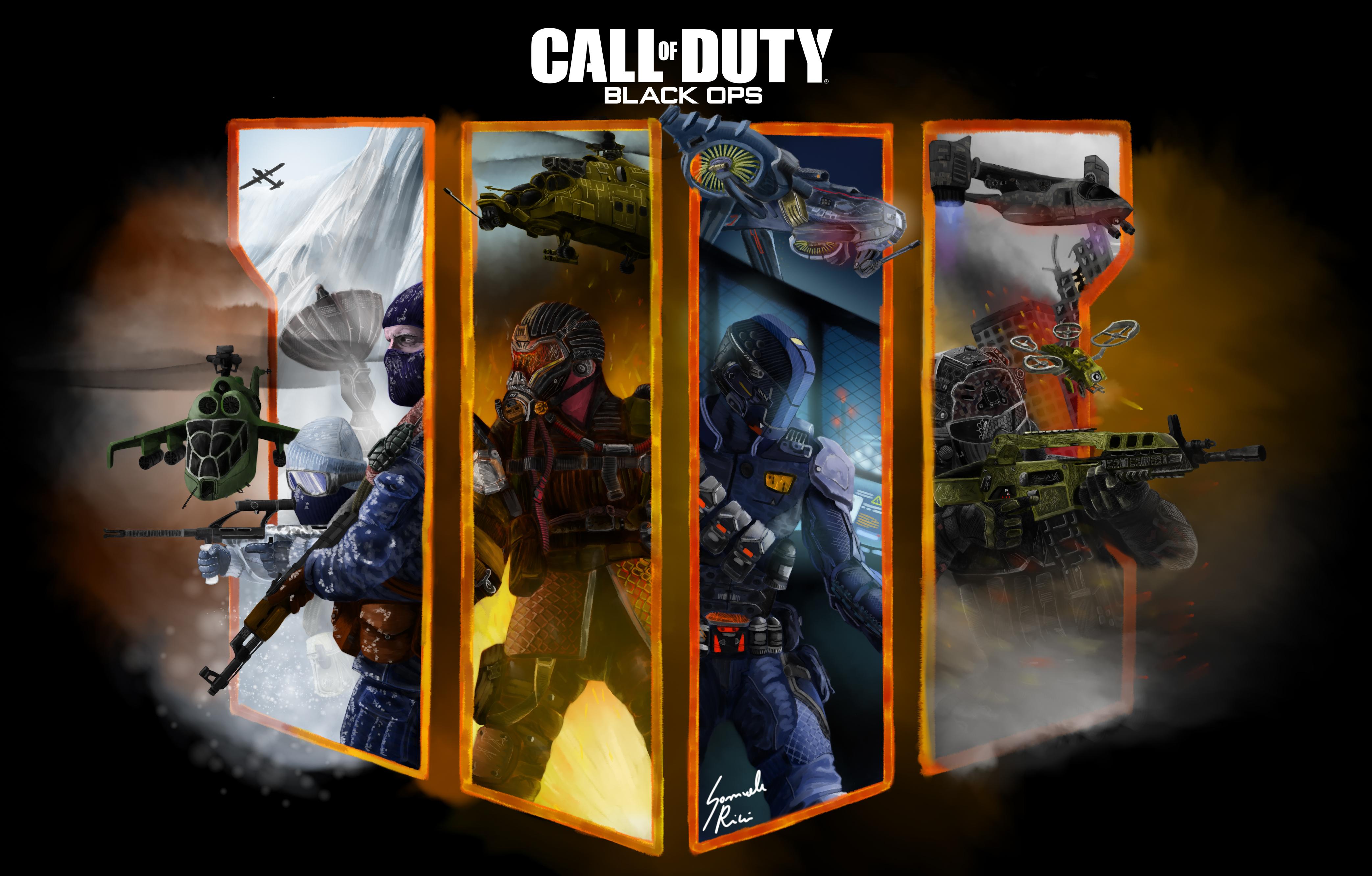 Call Of Duty Black Ops Fan Art 4k Wallpaper HD Games Image