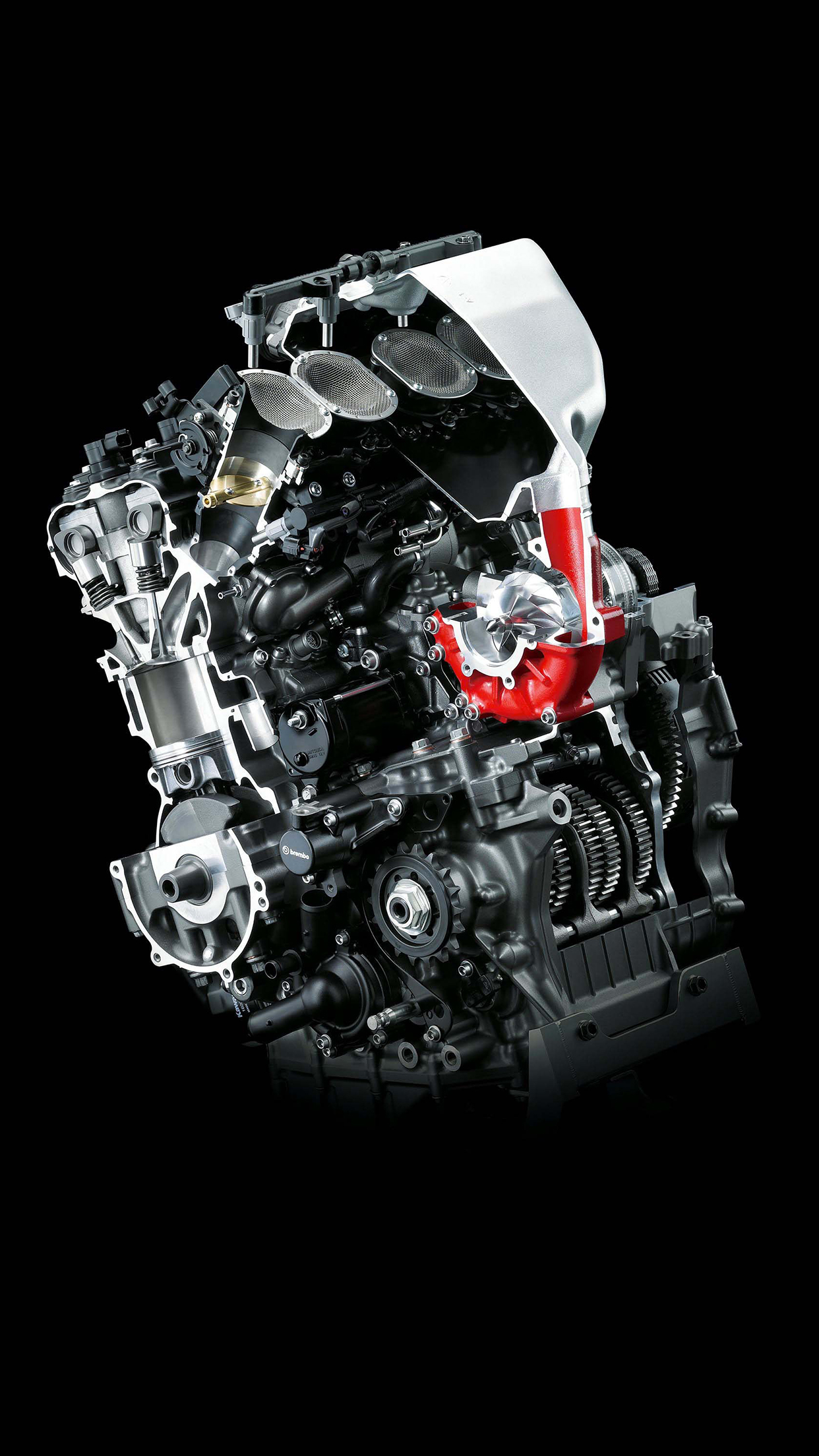 Kawasaki H2r Engine