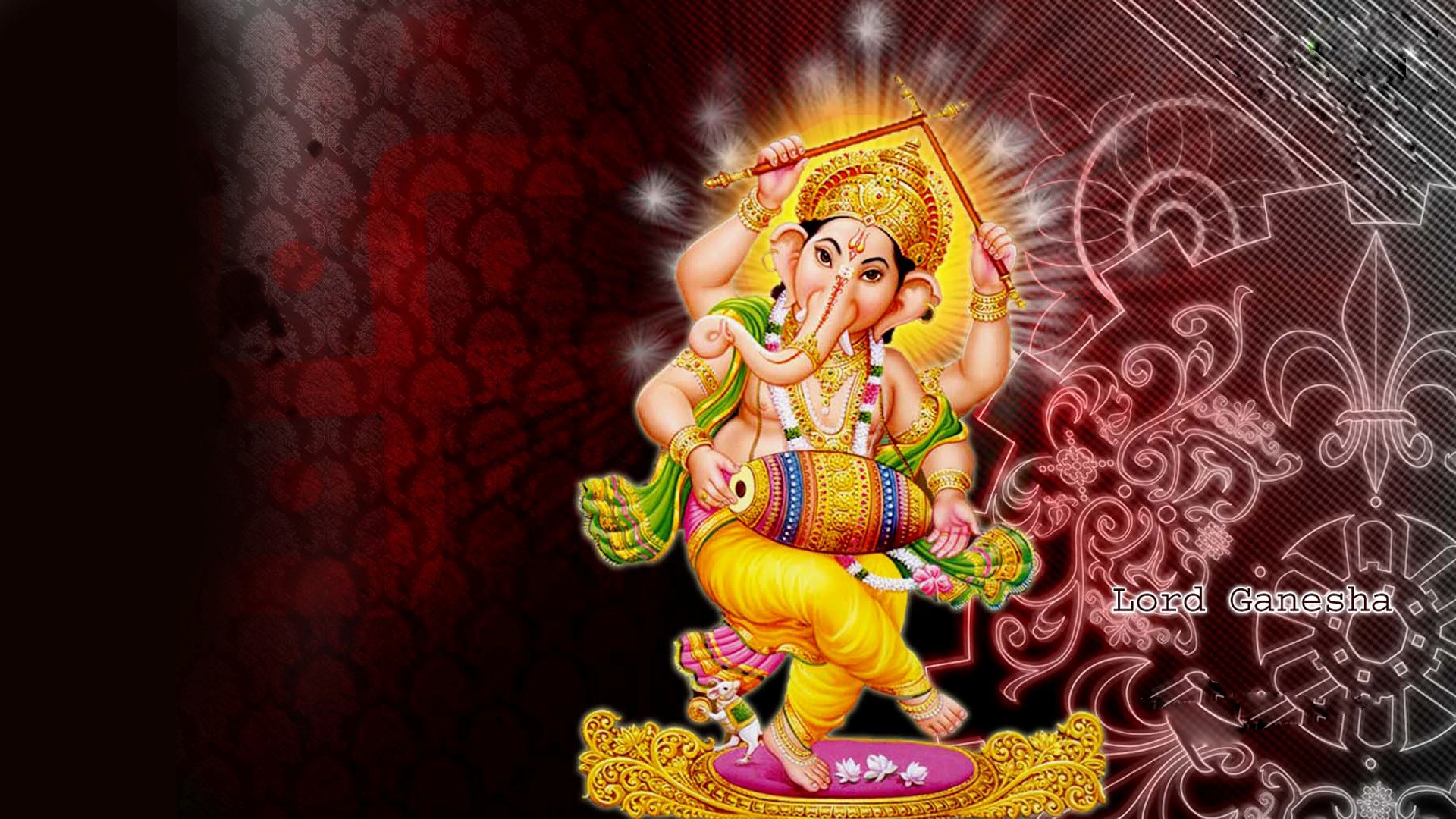 Lord Ganesha Indian God HD Desktop Wallpaper