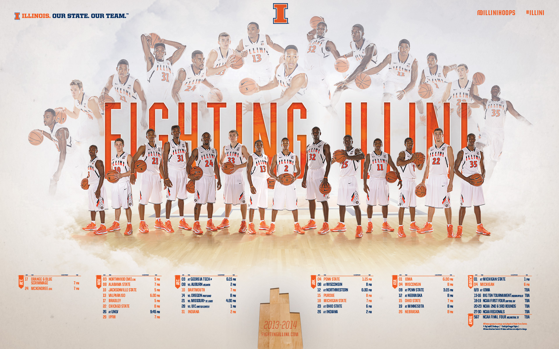 Illinois Basketball Wallpaper Wallpapersafari