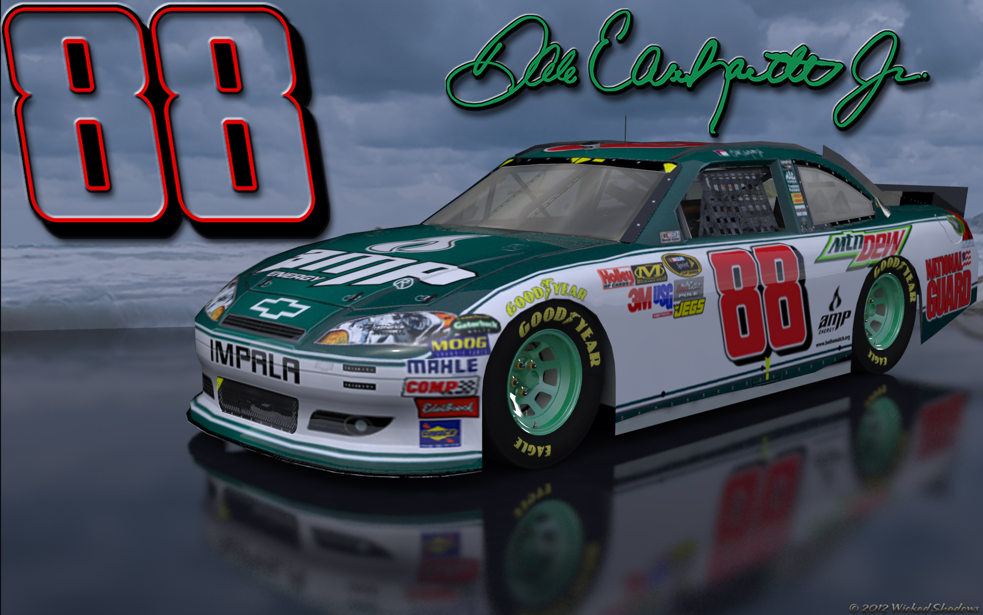 Wallpaper By Wicked Shadows Dale Earnhardt Jr Amp Green Outdoors