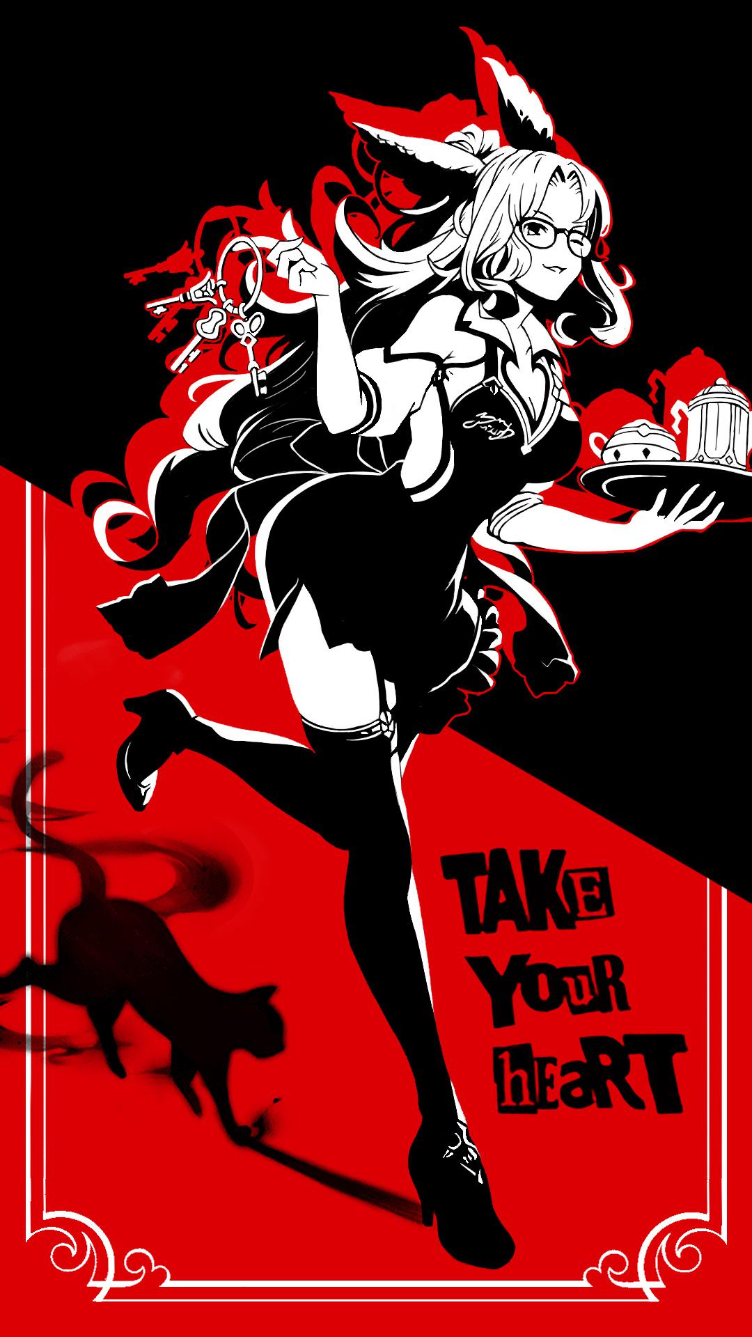 Oc I Made A Persona Themed Wallpaper Of Catherine Granblue