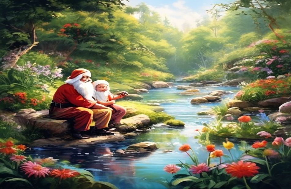 Santa Banta Nature Wallpaper