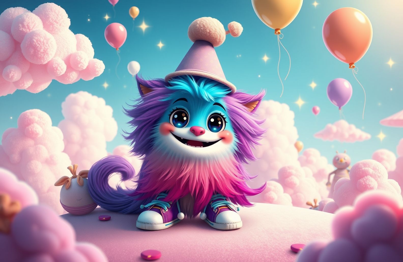 Cute Monster Wallpaper