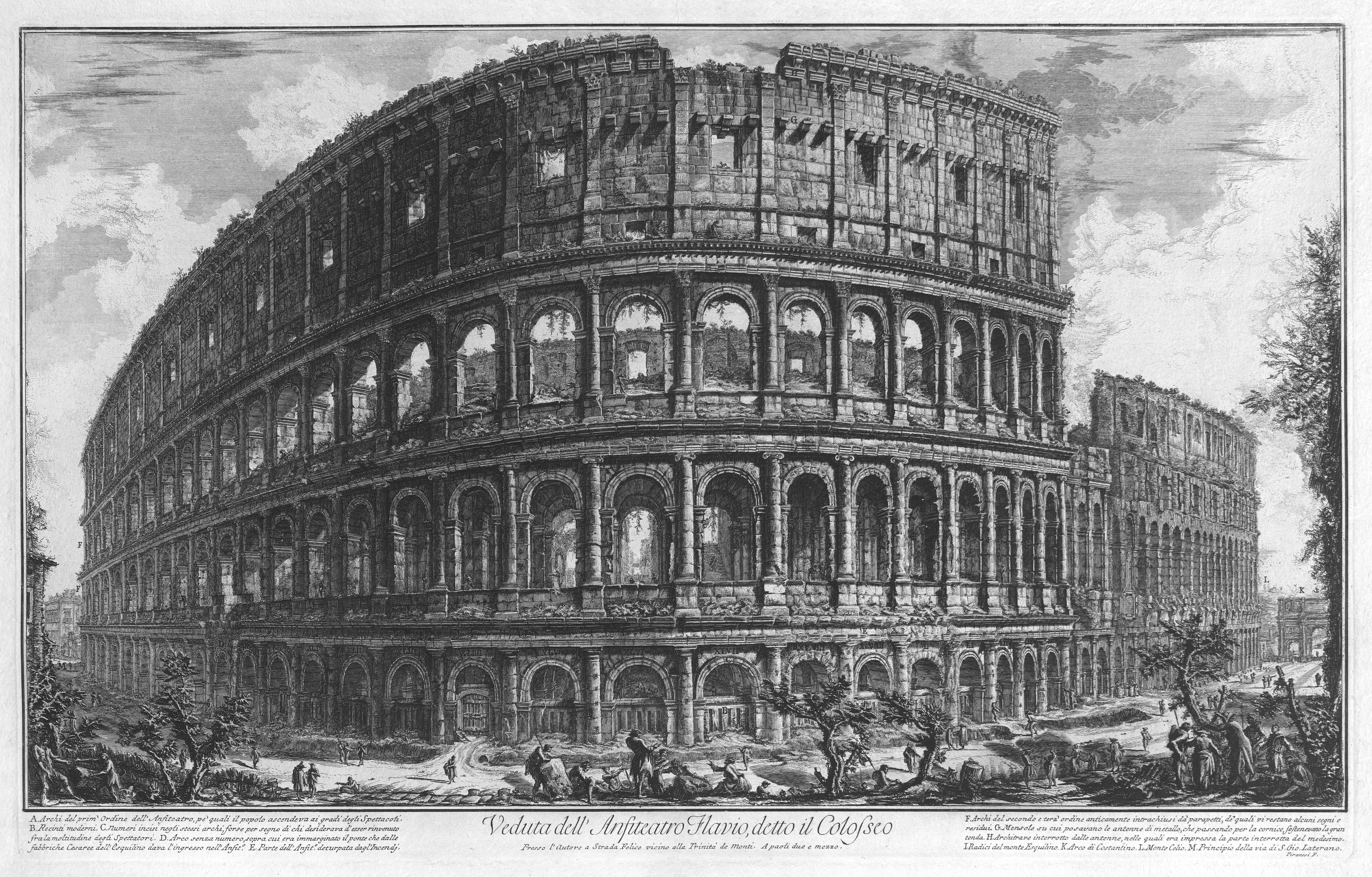 File Giovanni Battista Piranesi The Colosseum Png Wikipedia