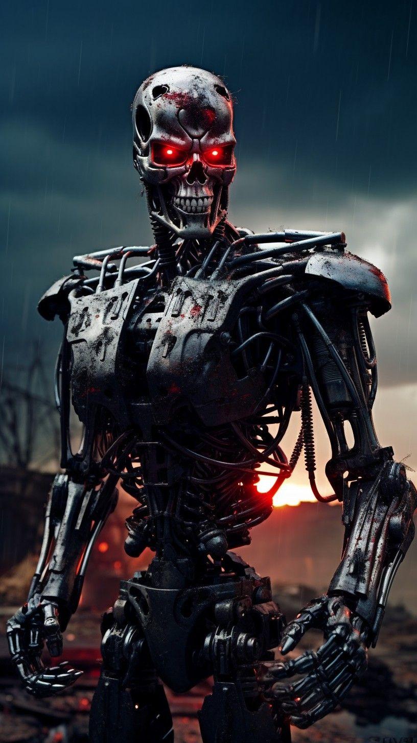 Terminator in Terminator Scifi fantasy art Superhero art