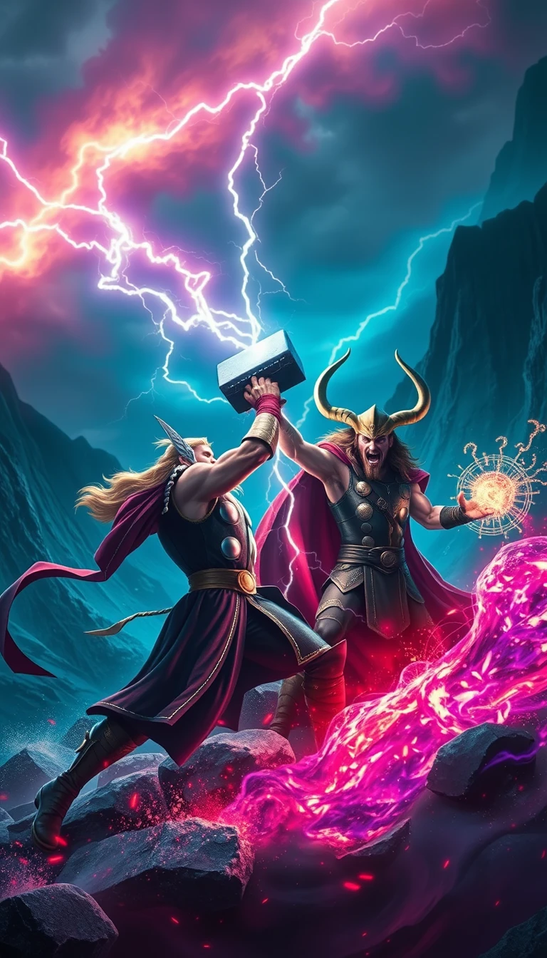 🔥 Free Download Thor Vs Loki Wallpaper by @areid43 | WallpaperSafari