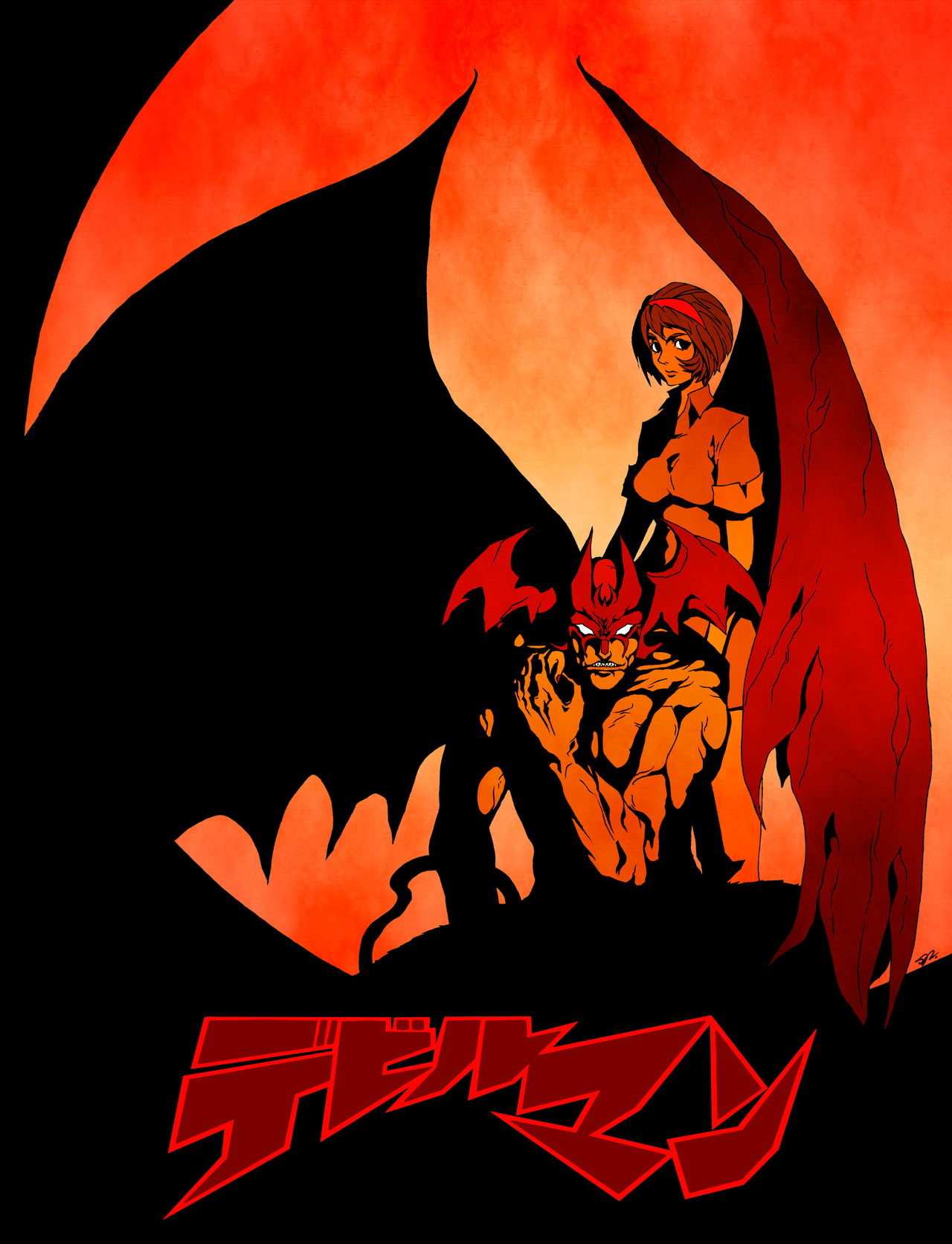 Devilman Crybaby minimalist wallpaper  Akira by SharkJumps on DeviantArt