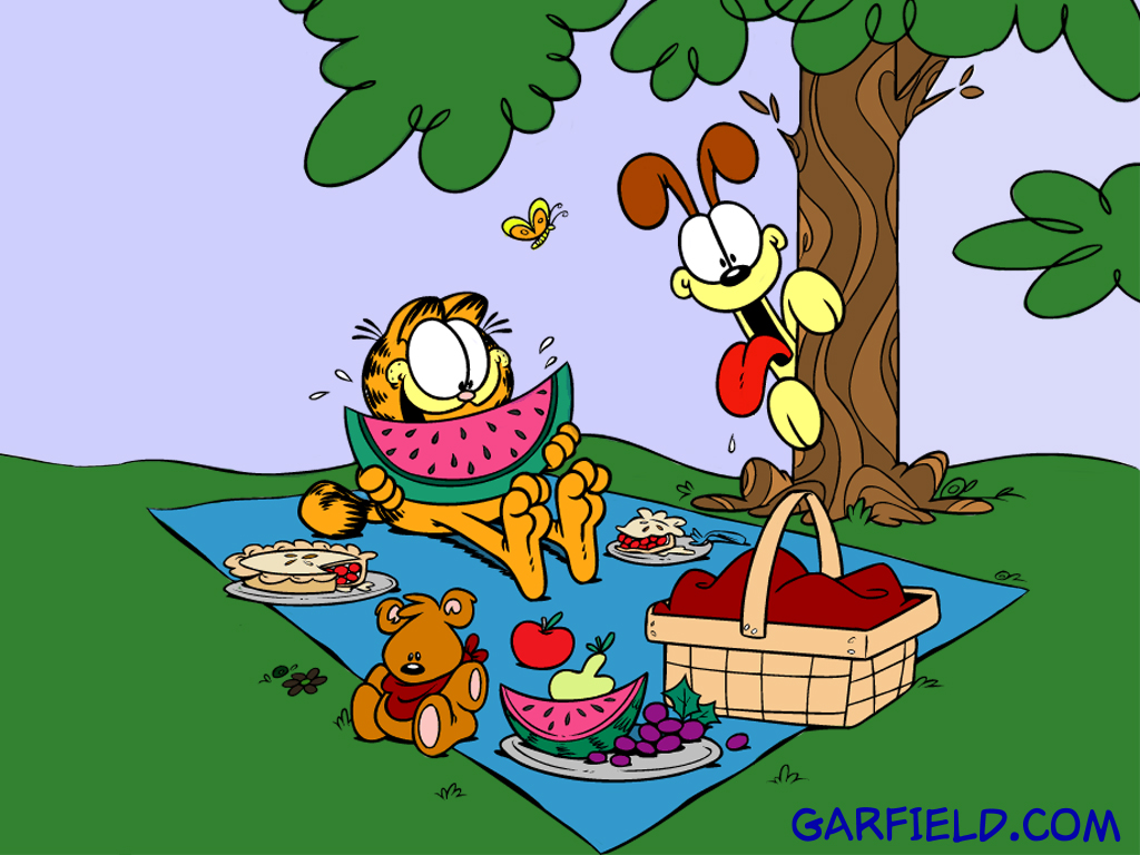 Garfield S Picnic Wallpaper 257357
