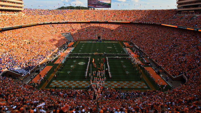 University Of Tennessee Checkerboard Wallpaper An Entrance Unlike Any