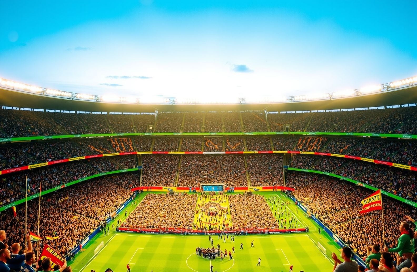 Football Stadium Background