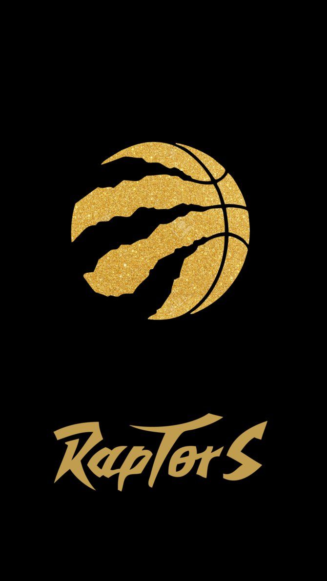 Toronto Raptors Gold Art Basquetball Baloncesto