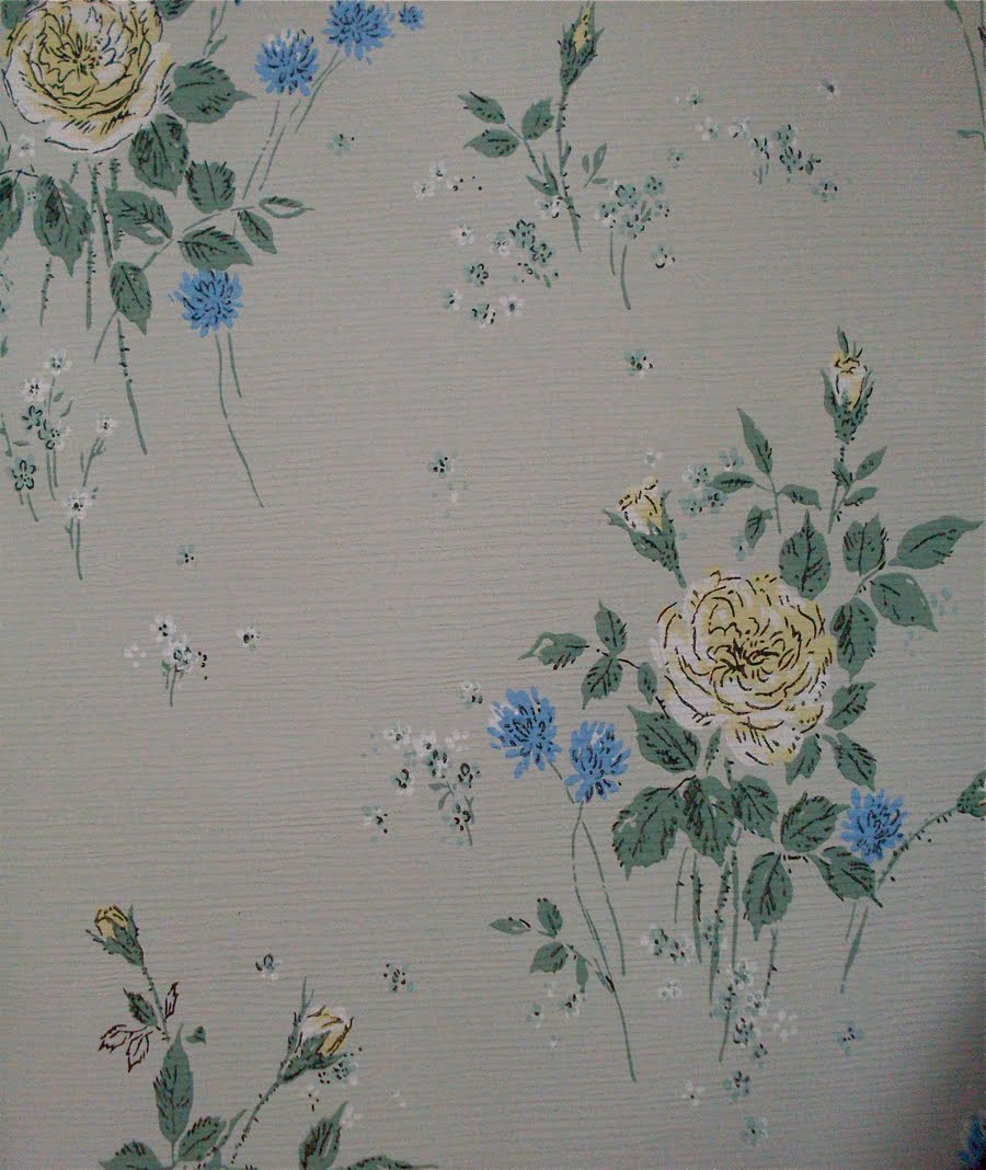 Mr Bluehaunt S Wallpaper Blue Flowers