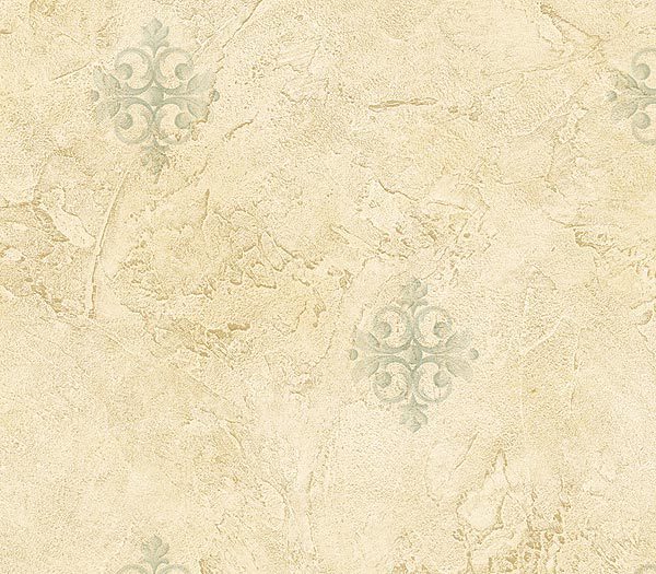 Venetian Plaster Spot Beige Gray Teal Wallpaper