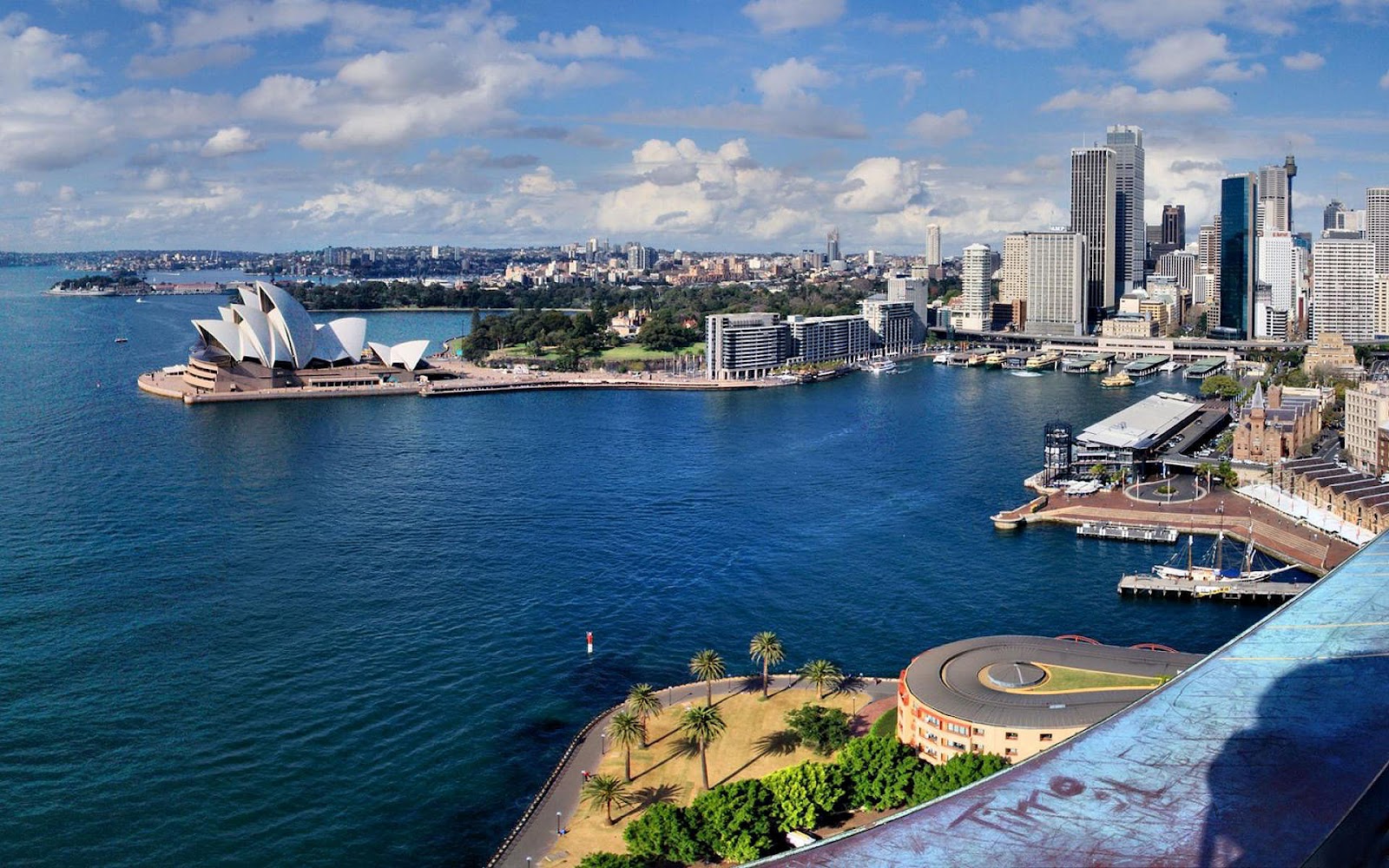 Stad Sydney Wallpaper HD Steden Australi Foto