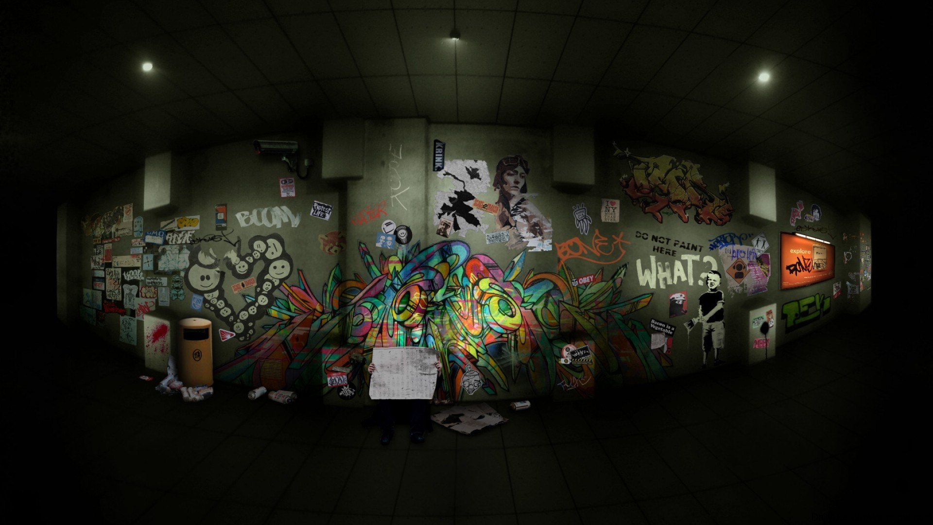 Graffiti Wall HD Wallpaper