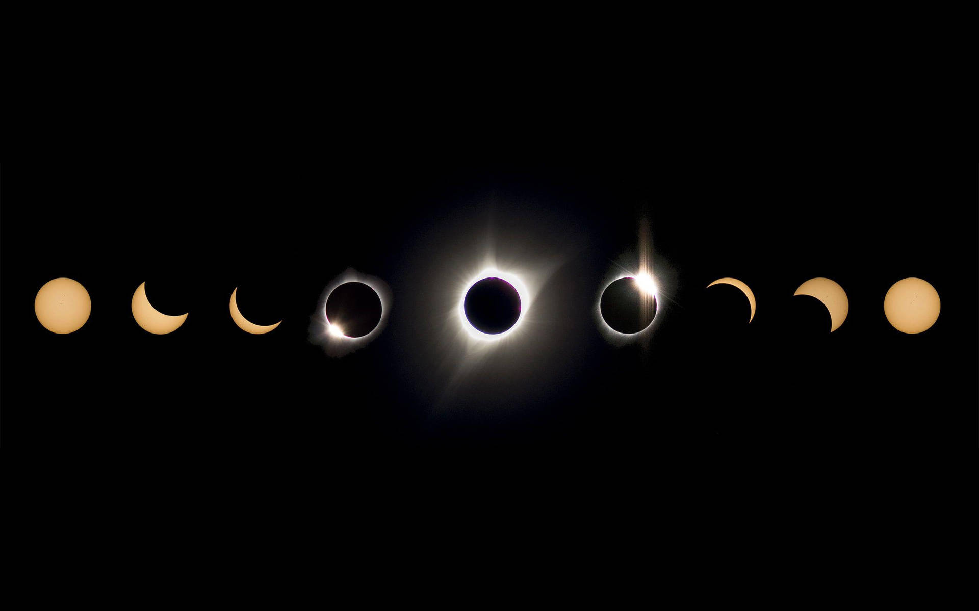 Aesthetic Moon Phases Wallpaper