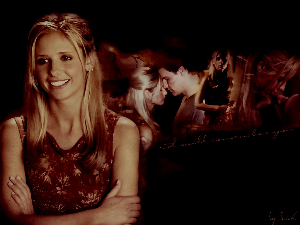 Buffy Angel Tv Couples Wallpaper