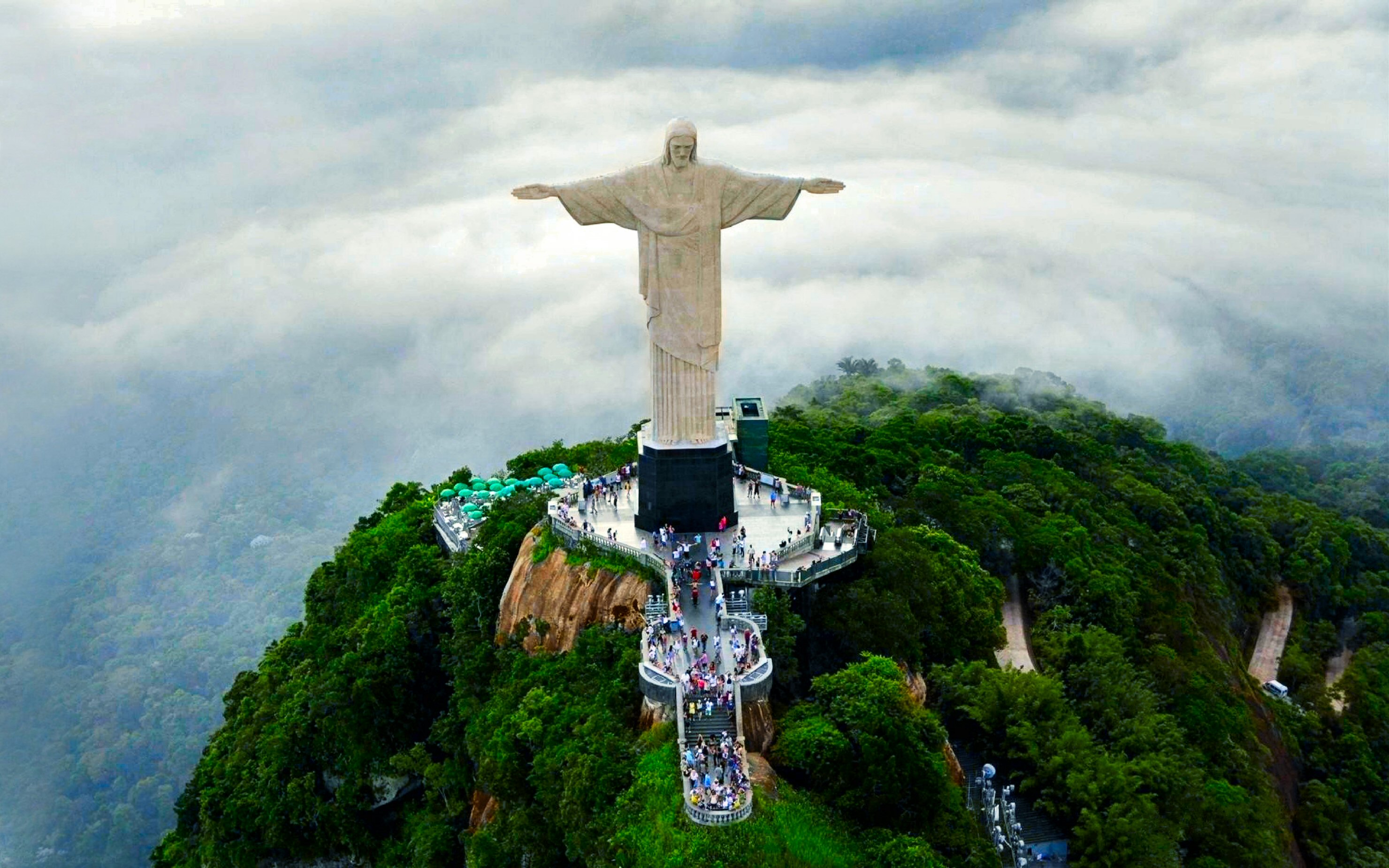 Religious Christ The Redeemer Opus Photography Statue Mountain Rio