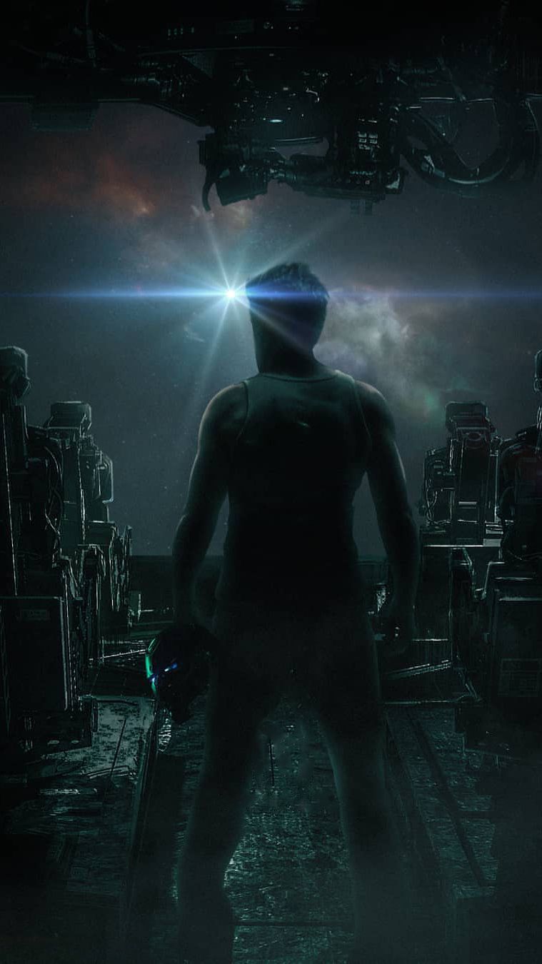 Tony Stark In Space Avengers Endgame iPhone Wallpaper Heroes