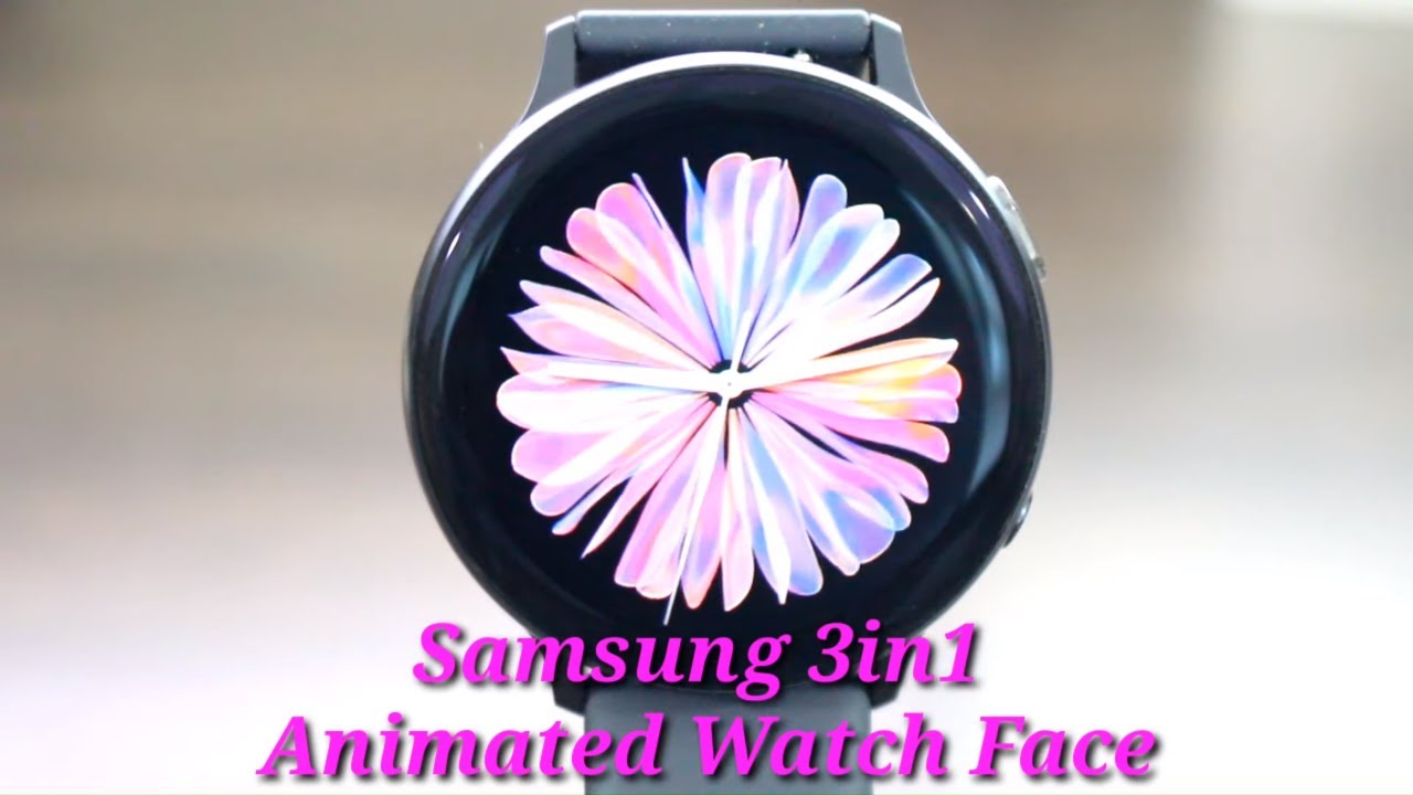 Samsung Galaxy Watch Active 2 Best Live 3in1 Animated Watch Face