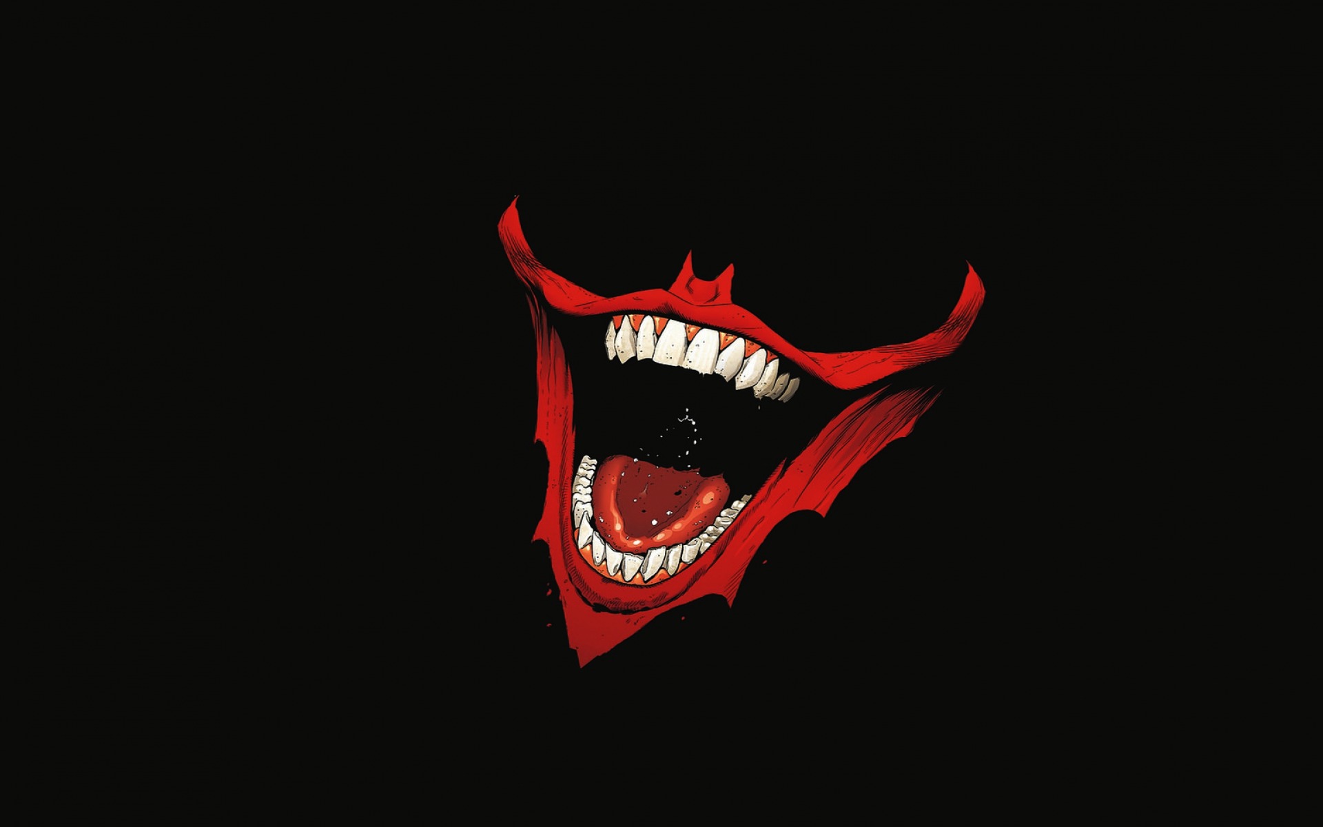 Wallpaper Joker Smile Batman Teeth Films