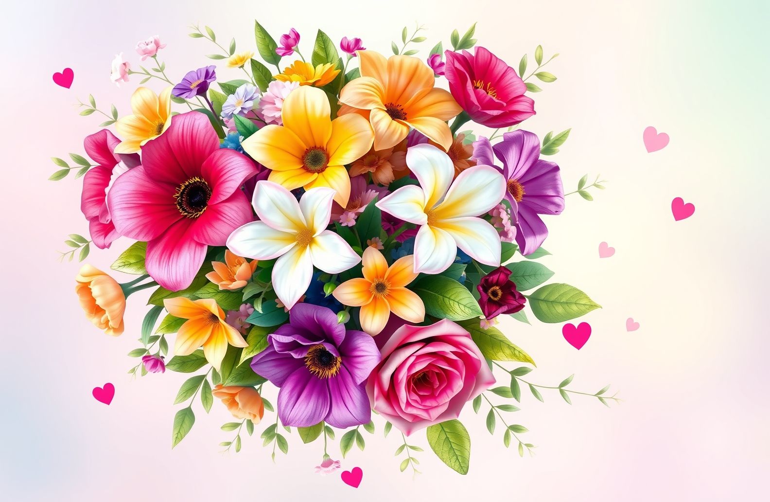Love Flower Wallpaper