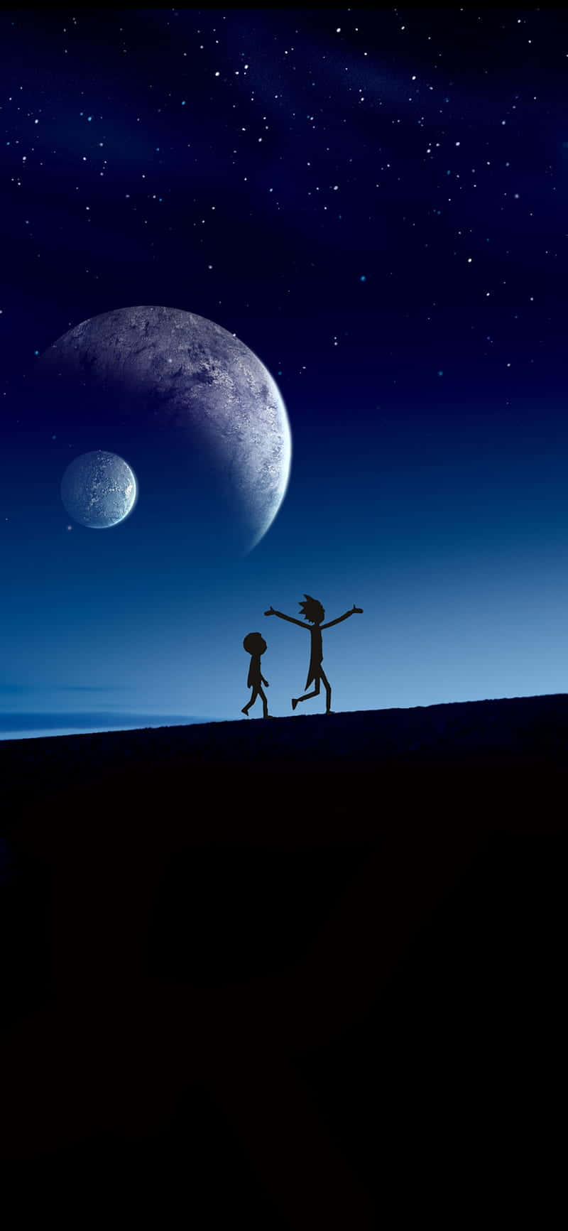 Cartoon Space Wallpaper