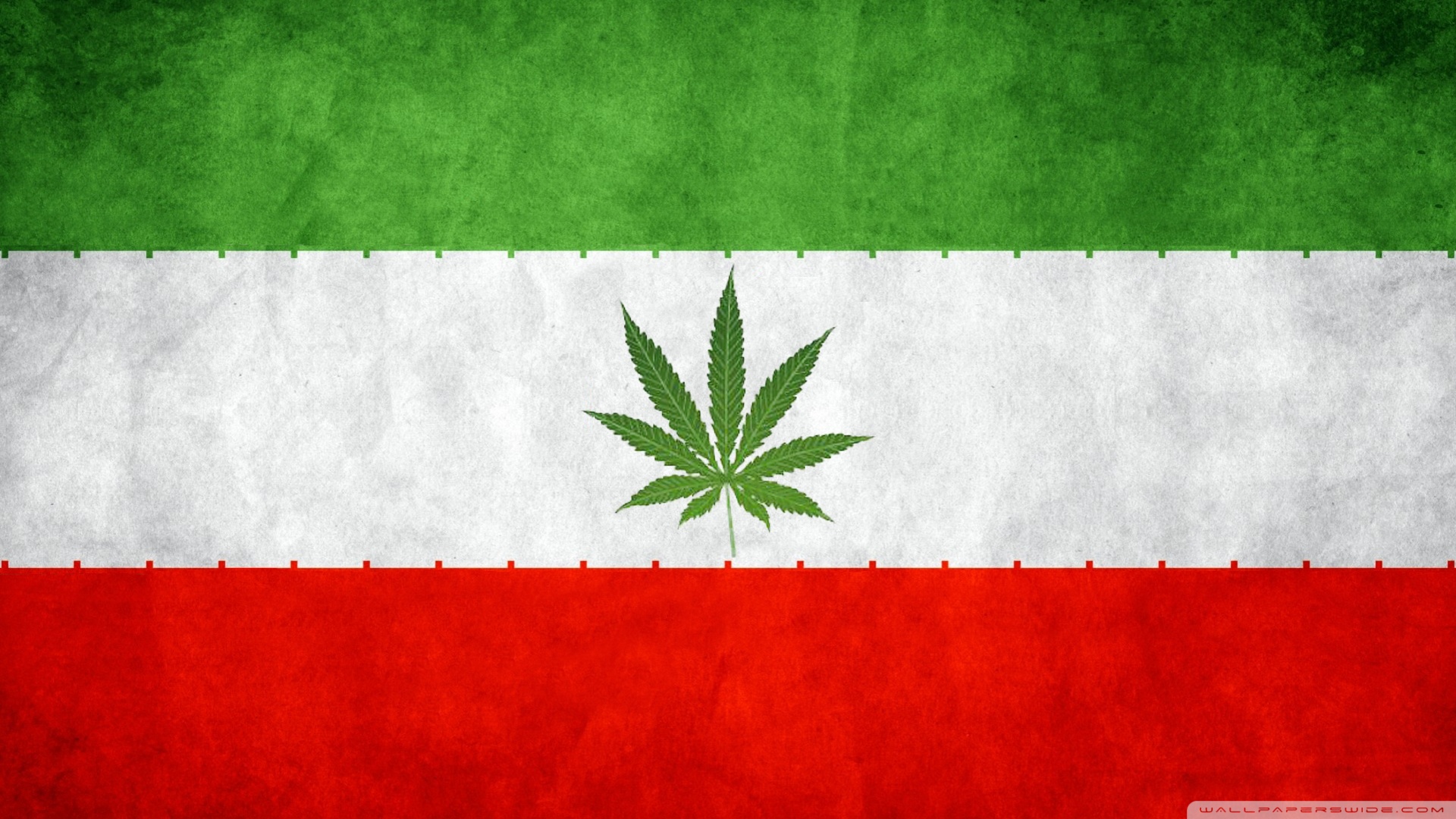 Iran Weeds Flag Wallpaper