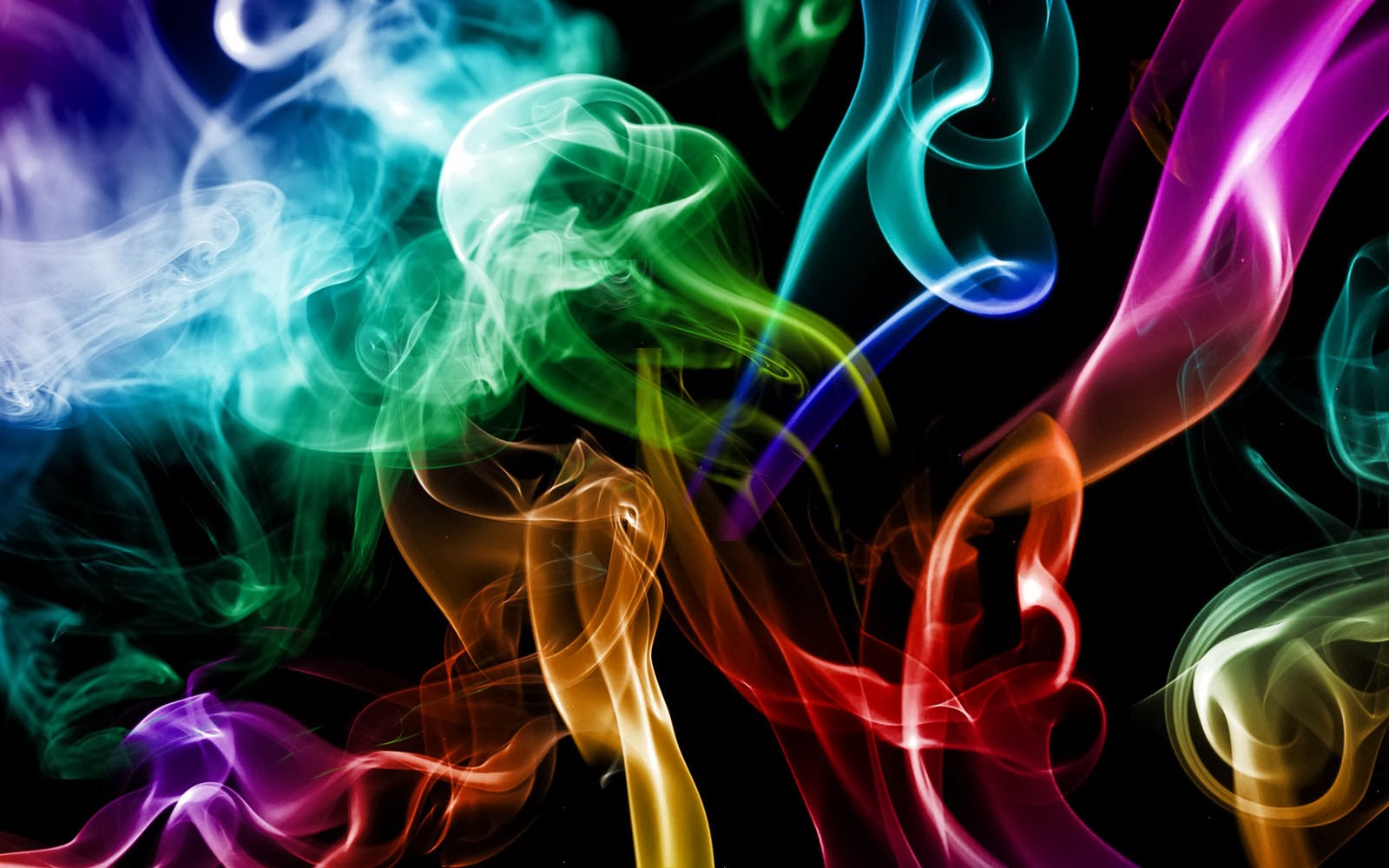Colorful Smoke Wallpaper Desktop