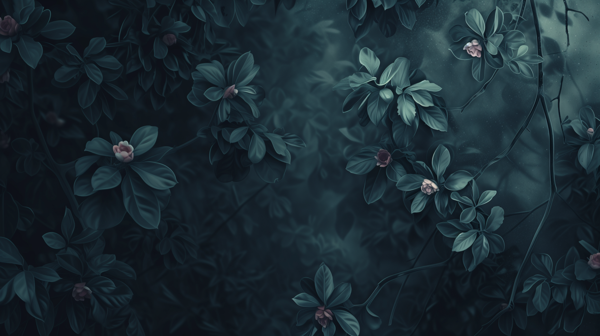 Dark Aesthetic Floral HD Wallpaper By Patrika