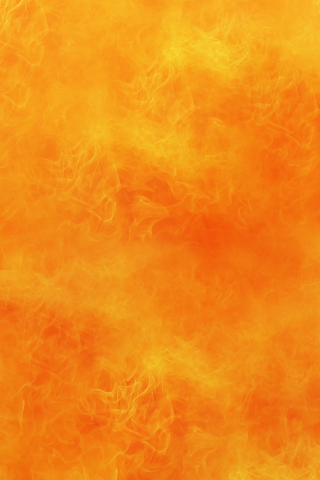 Orange Flames iPhone HD Wallpaper