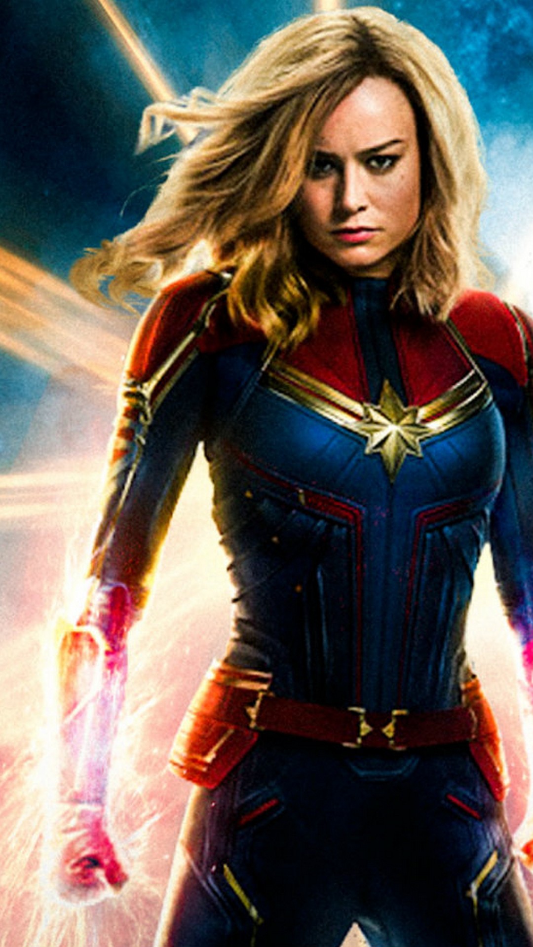 Captain Marvel iPhone X Wallpaper Movie Poster
