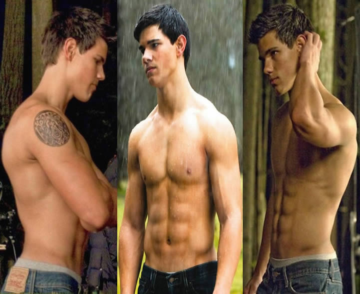 Shirtless Taylor Lautner Wallpaper
