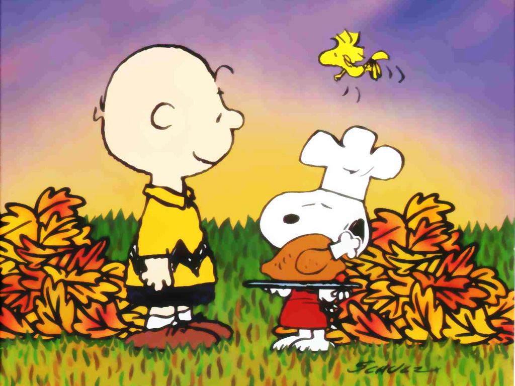Wallpaper Peanuts Snoopy Thanksgiving Puter