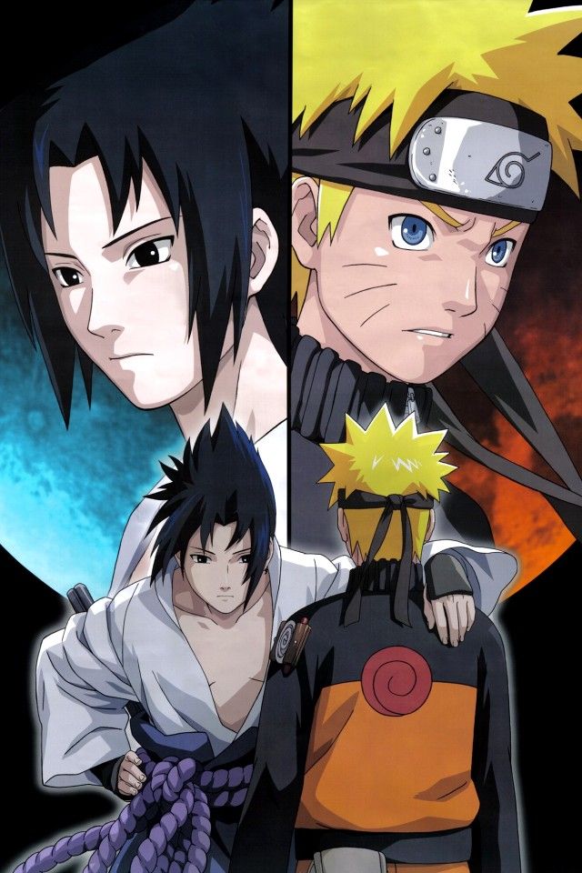 iPhone Wallpaper Naruto And Sasuke