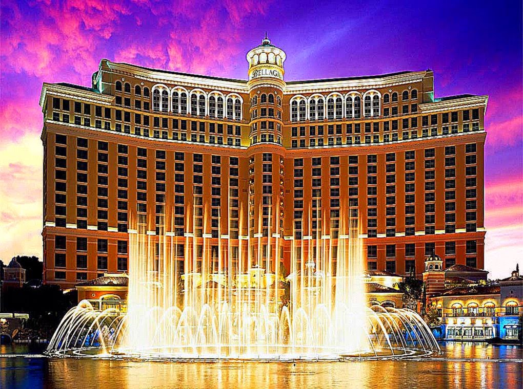 Las Vegas Hotels Photo Wallpaper Risewall