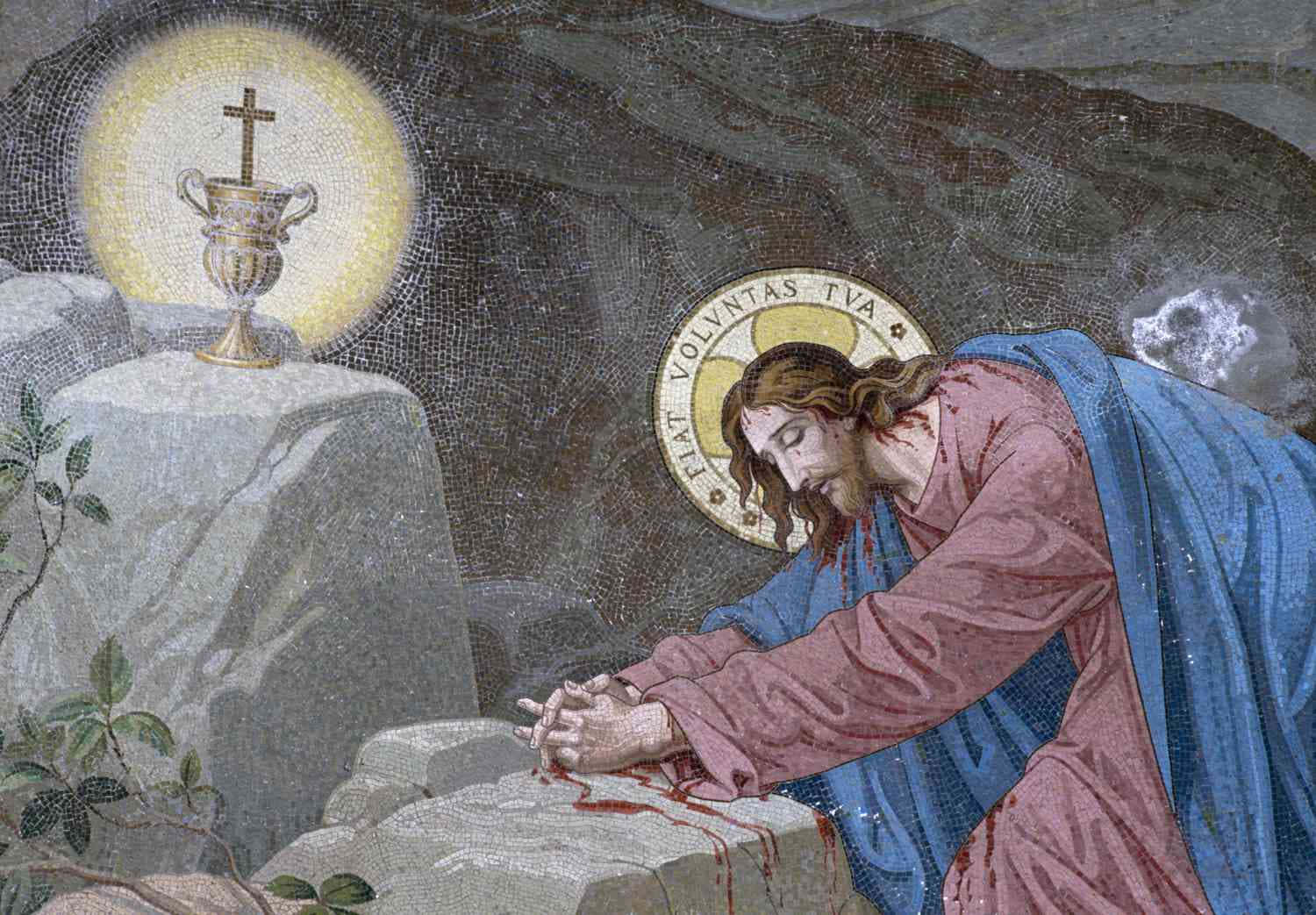 Jesus Praying In The Garden Wallpaper