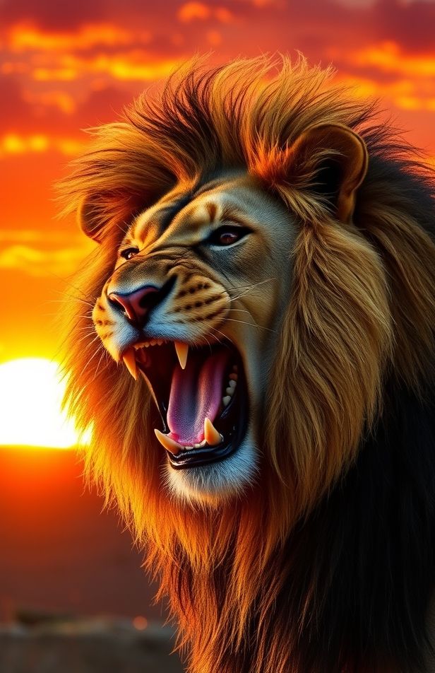 Lion Roar Wallpaper