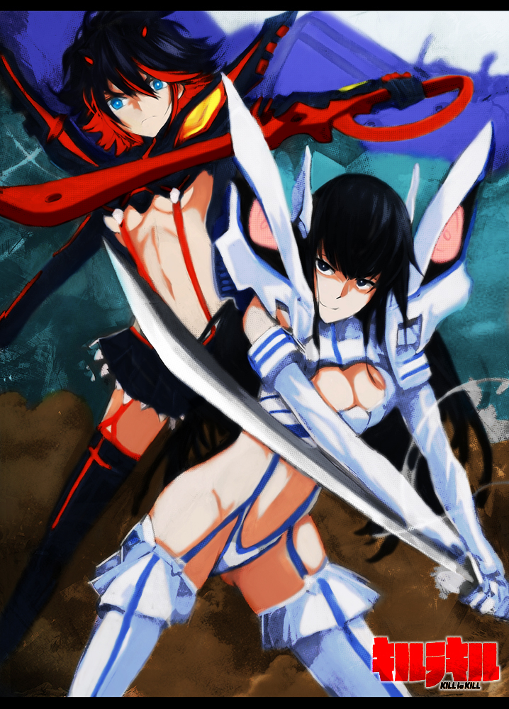 Kill la Kill Ryuko and Satsuki by kiraDaidohji 718x1000